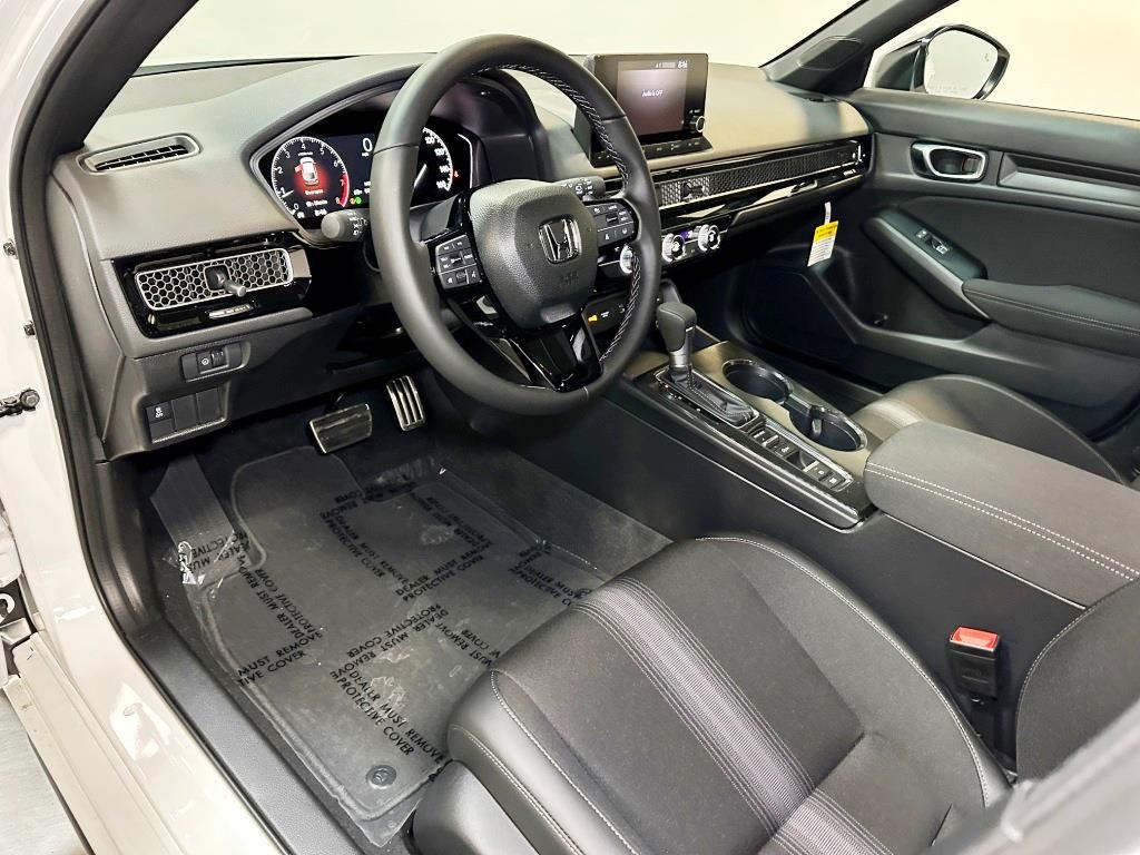 2026 Honda Civic Hatchback Sport - Platinum White Pearl exterior view 14