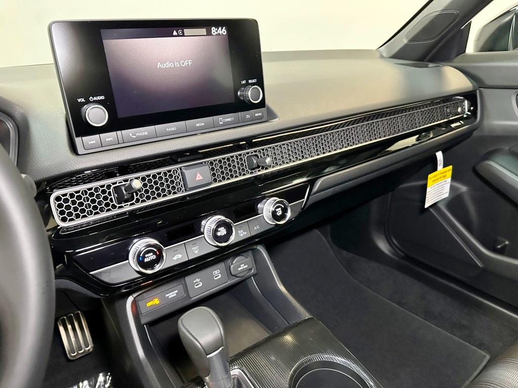 2026 Honda Civic Hatchback Sport - Platinum White Pearl exterior view 19