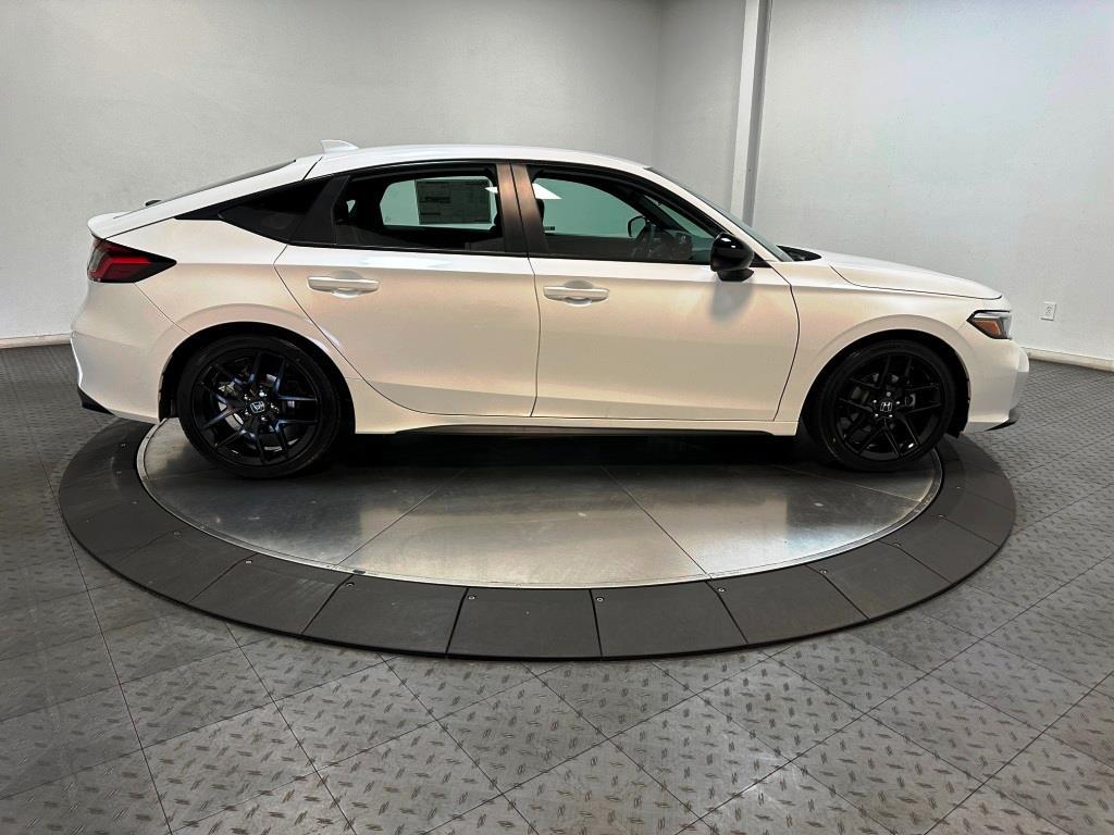 2026 Honda Civic Hatchback Sport - Platinum White Pearl exterior view 9
