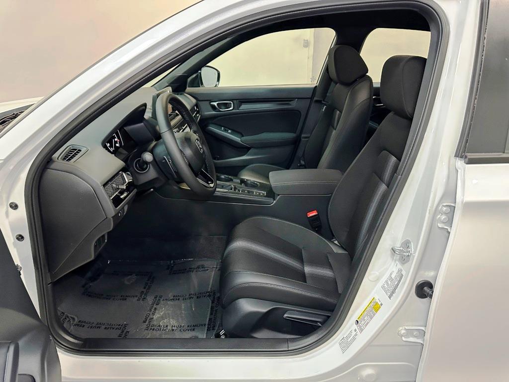 2026 Honda Civic Hatchback Sport - Platinum White Pearl exterior view 13