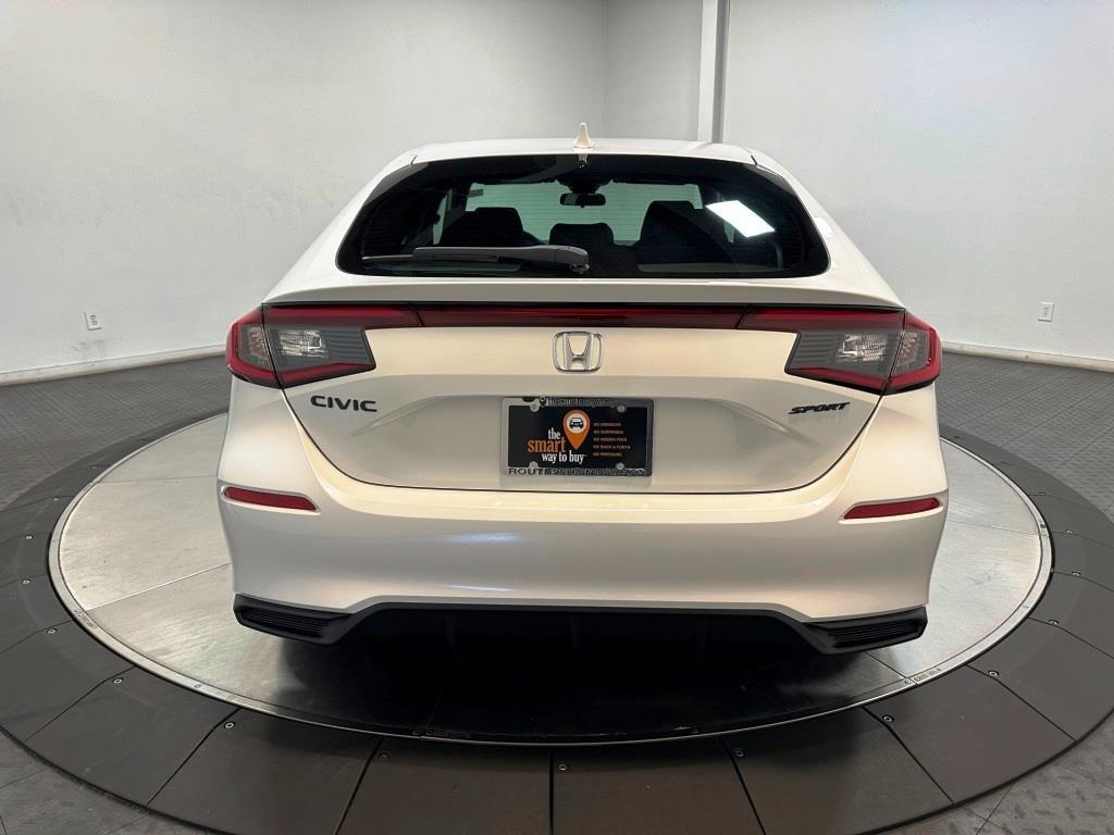2026 Honda Civic Hatchback Sport - Platinum White Pearl exterior view 7