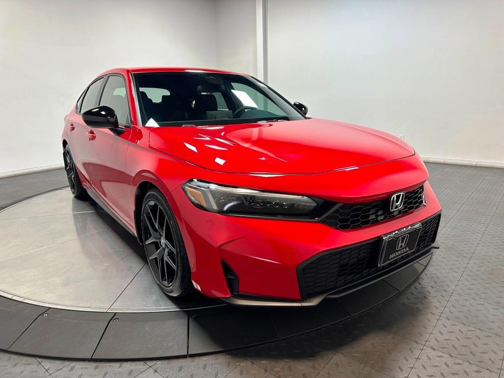 2026 Honda Civic Hatchback Sport - Rallye Red exterior view 2