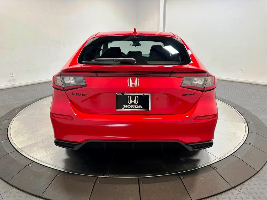 2026 Honda Civic Hatchback Sport - Rallye Red exterior view 7