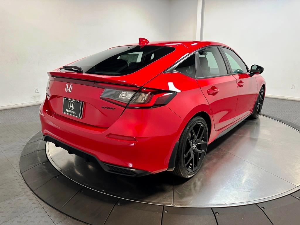 2026 Honda Civic Hatchback Sport - Rallye Red exterior view 8