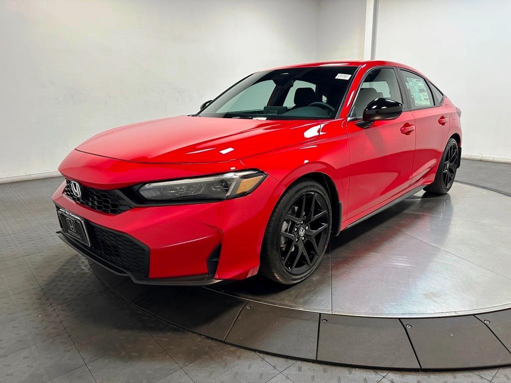 2026 Honda Civic Hatchback Sport - Rallye Red exterior view 4