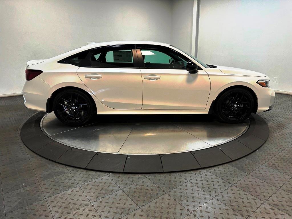 2026 Honda Civic Sedan Sport - Platinum White Pearl exterior view 9