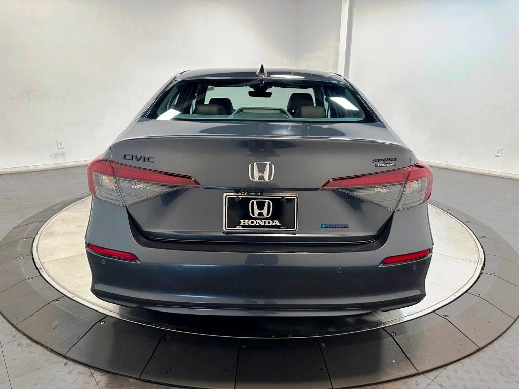 2026 Honda Civic Sedan Hybrid Sport - Meteorite Gray Metallic exterior view 7