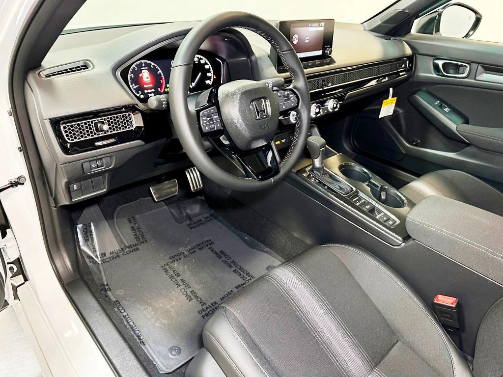 2026 Honda Civic Sedan Sport - Platinum White Pearl exterior view 14