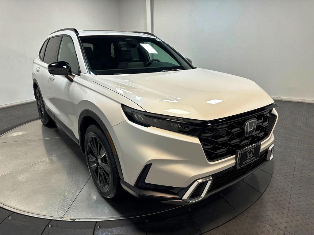 2026 Honda CR-V Hybrid Sport Touring - Platinum White Pearl exterior view 2