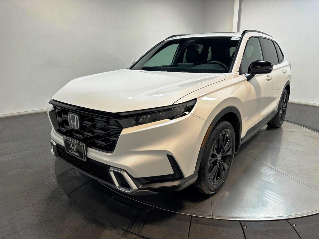 2026 Honda CR-V Hybrid Sport Touring - Platinum White Pearl exterior view 4