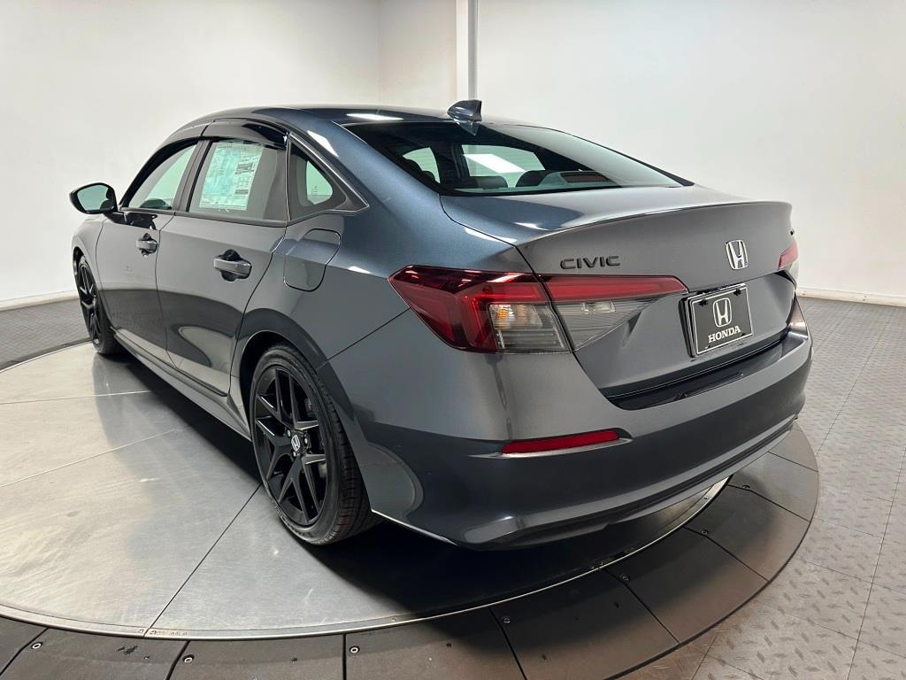 2026 Honda Civic Sedan Sport - Meteorite Gray Metallic exterior view 6