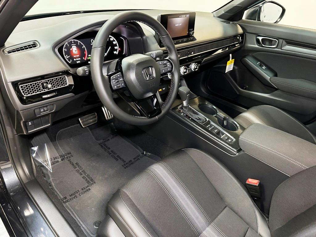 2026 Honda Civic Sedan Sport - Meteorite Gray Metallic exterior view 14