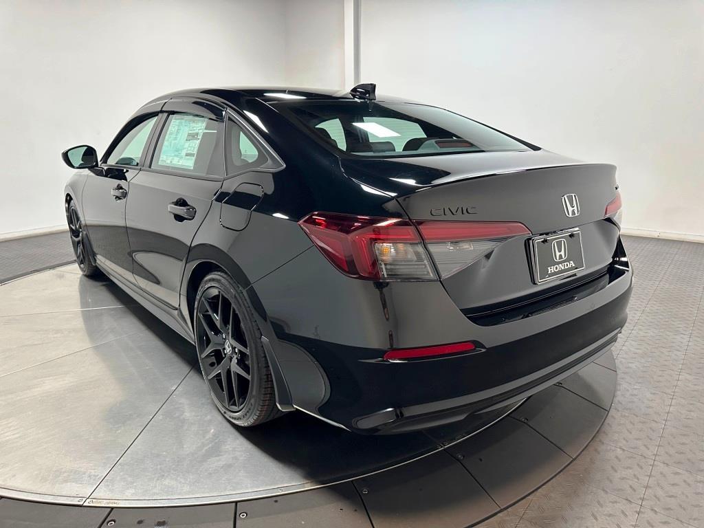 2026 Honda Civic Sedan Sport - Crystal Black Pearl exterior view 6