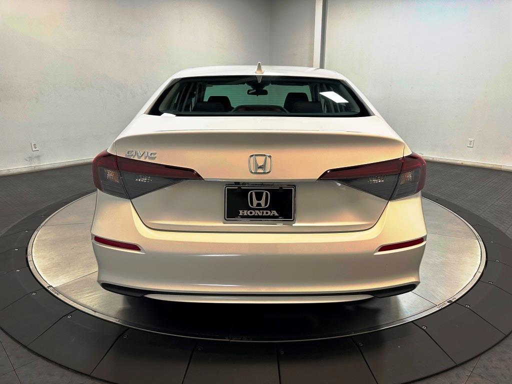 2026 Honda Civic Sedan LX - Platinum White Pearl exterior view 7