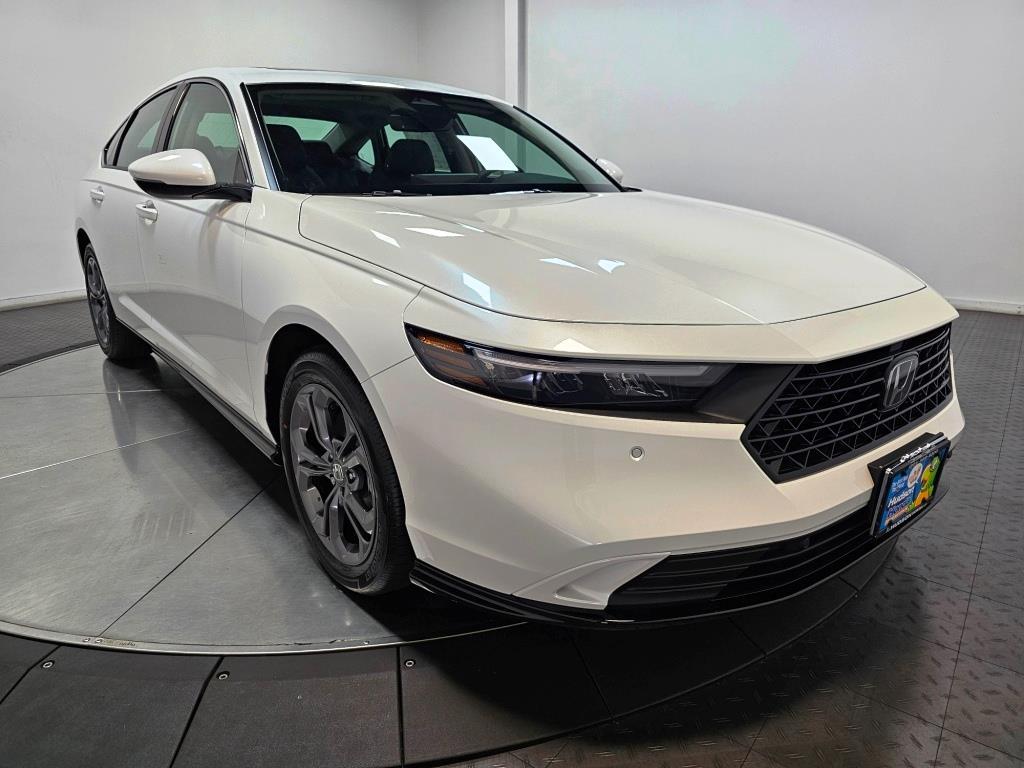 2026 Honda Accord Hybrid EX-L - Platinum White Pearl exterior view 2