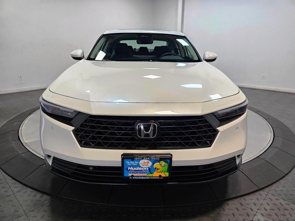 2026 Honda Accord Hybrid EX-L - Platinum White Pearl exterior view 3