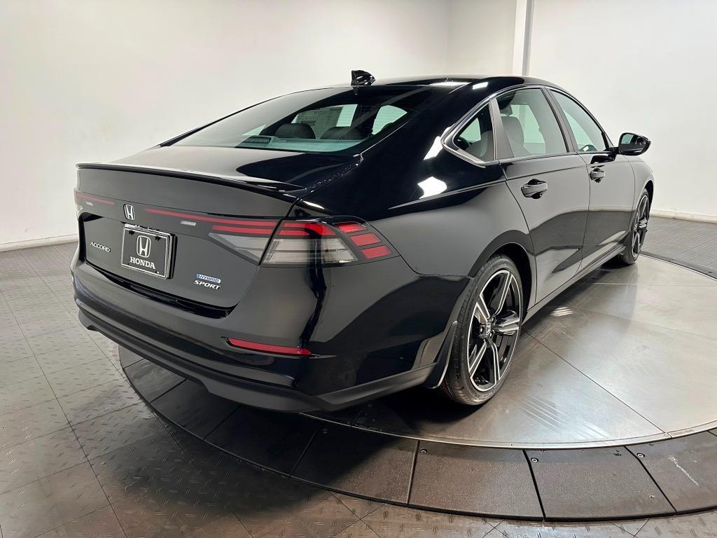 2026 Honda Accord Hybrid Sport - Crystal Black Pearl exterior view 8