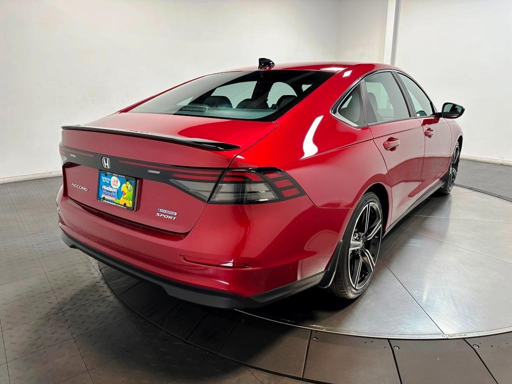 2026 Honda Accord Hybrid Sport - Radiant Red Metallic exterior view 8
