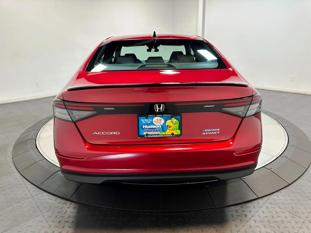 2026 Honda Accord Hybrid Sport - Radiant Red Metallic exterior view 7