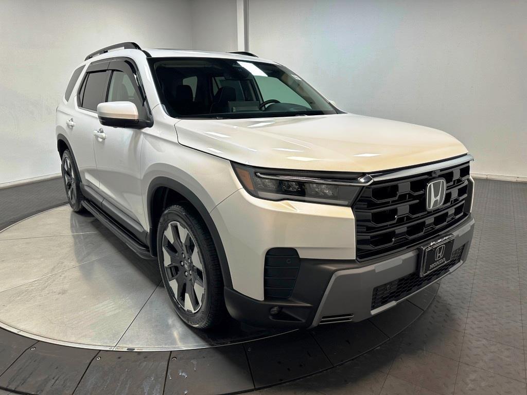 2026 Honda Pilot Elite - Platinum White Pearl exterior view 2