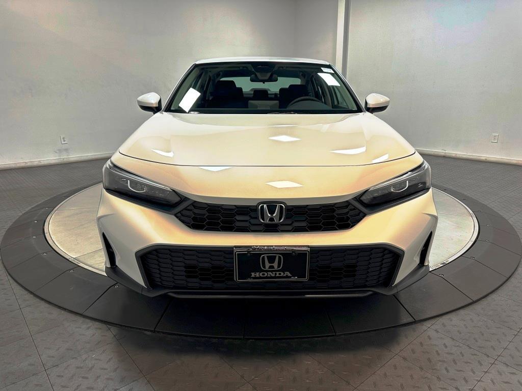 2026 Honda Civic Sedan LX - Platinum White Pearl exterior view 3