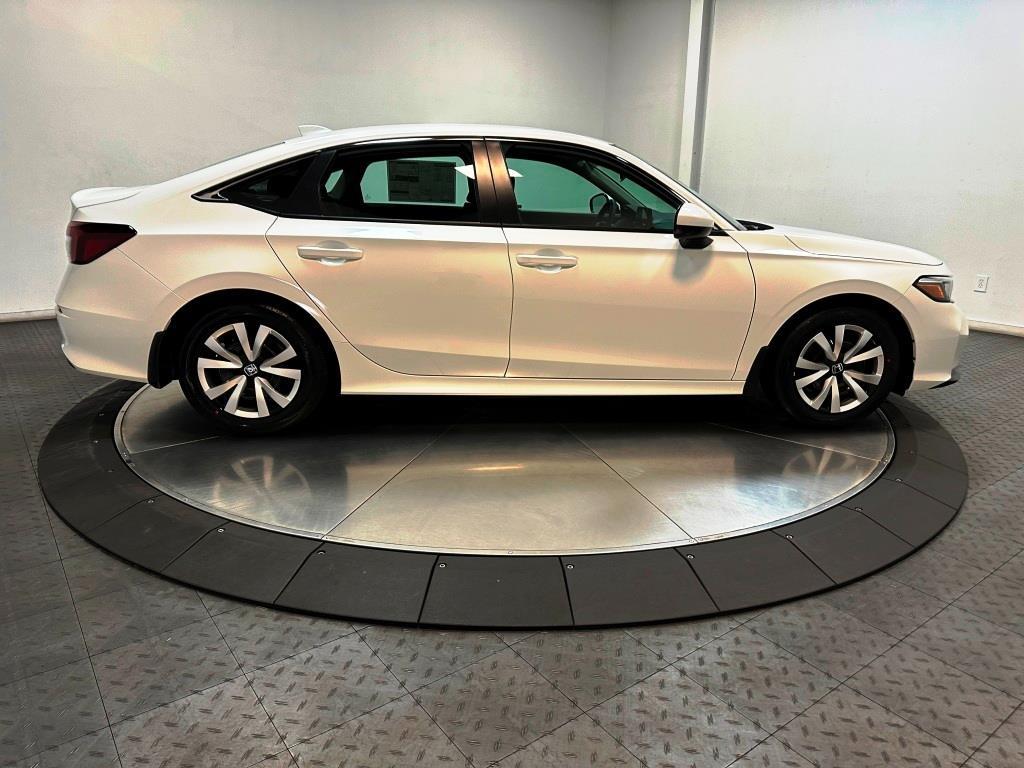2026 Honda Civic Sedan LX - Platinum White Pearl exterior view 9