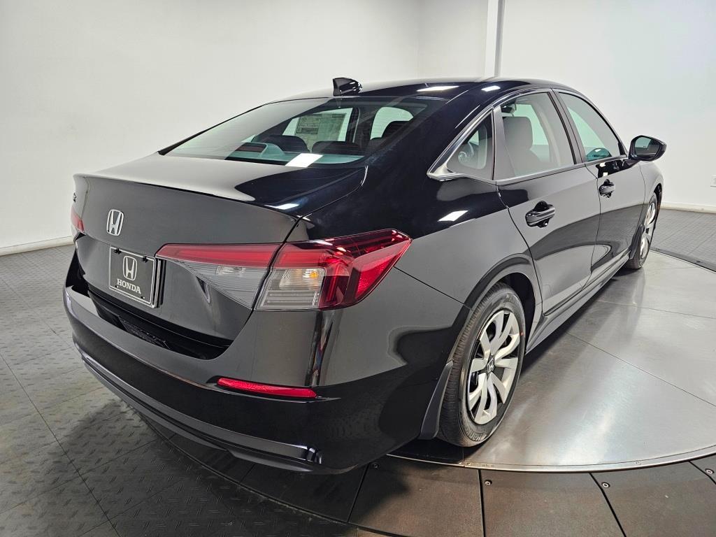 2026 Honda Civic Sedan LX - Crystal Black Pearl exterior view 8