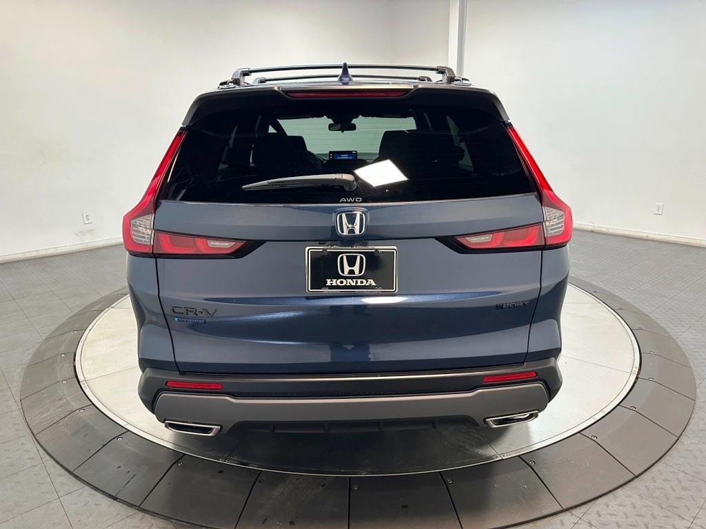 2026 Honda CR-V Hybrid Sport - Canyon River Blue Metallic exterior view 7