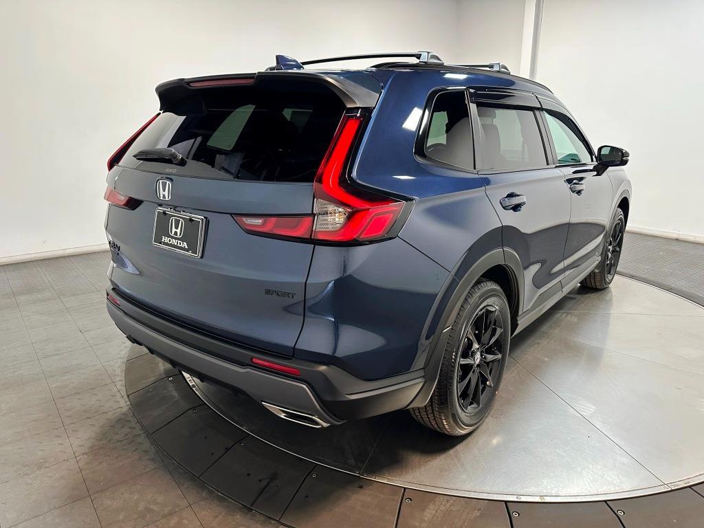 2026 Honda CR-V Hybrid Sport - Canyon River Blue Metallic exterior view 8