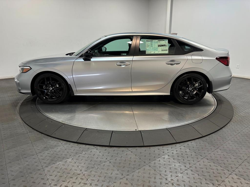 2026 Honda Civic Sedan Sport - Solar Silver Metallic exterior view 5