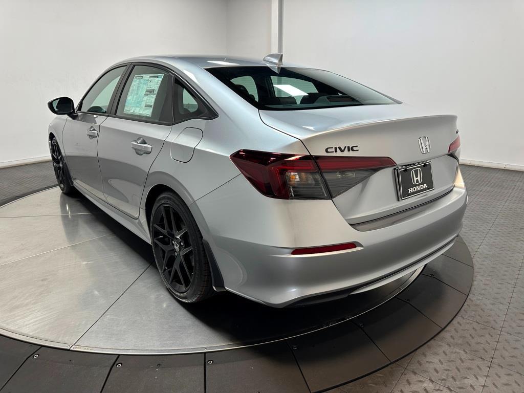 2026 Honda Civic Sedan Sport - Solar Silver Metallic exterior view 6