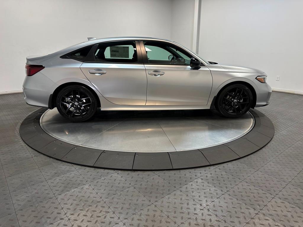 2026 Honda Civic Sedan Sport - Solar Silver Metallic exterior view 9