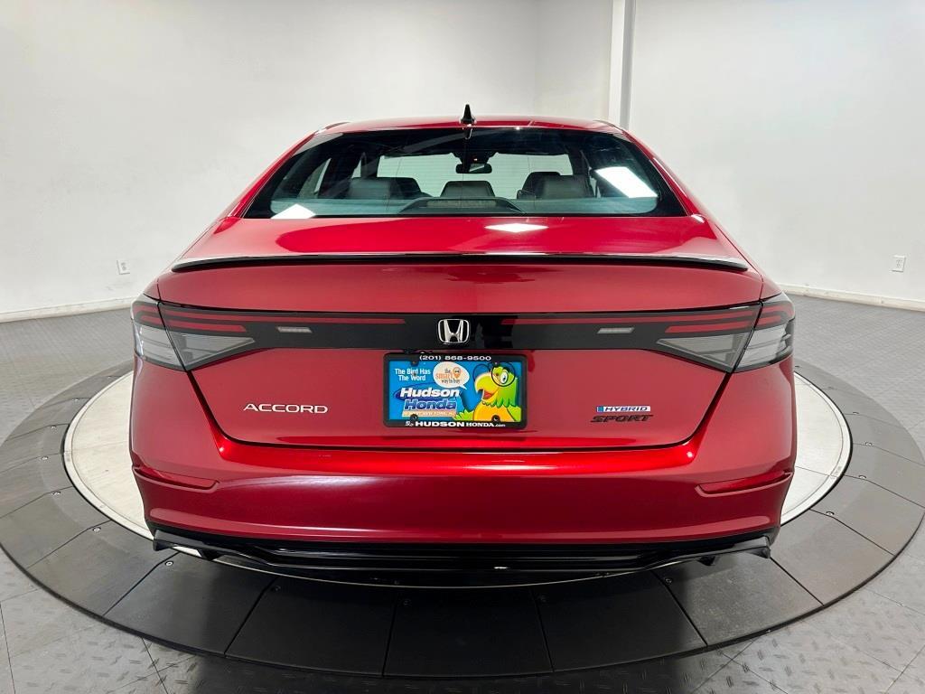 2026 Honda Accord Hybrid Sport-L - Radiant Red Metallic exterior view 7