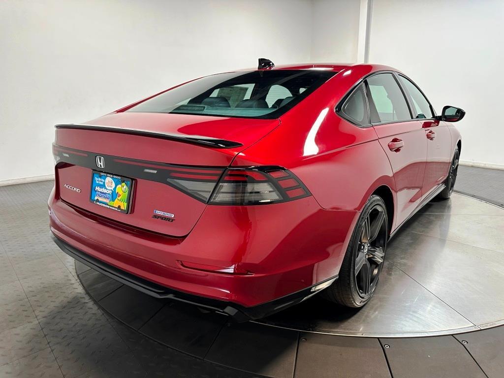 2026 Honda Accord Hybrid Sport-L - Radiant Red Metallic exterior view 8