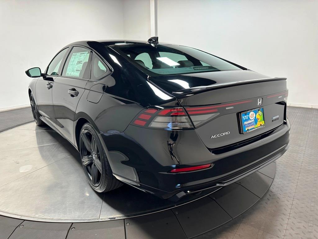 2026 Honda Accord Hybrid Sport-L - Crystal Black Pearl exterior view 6