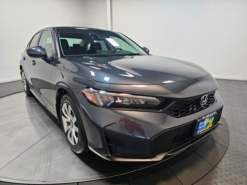 2026 Honda Civic Sedan LX - Meteorite Gray Metallic exterior view 2