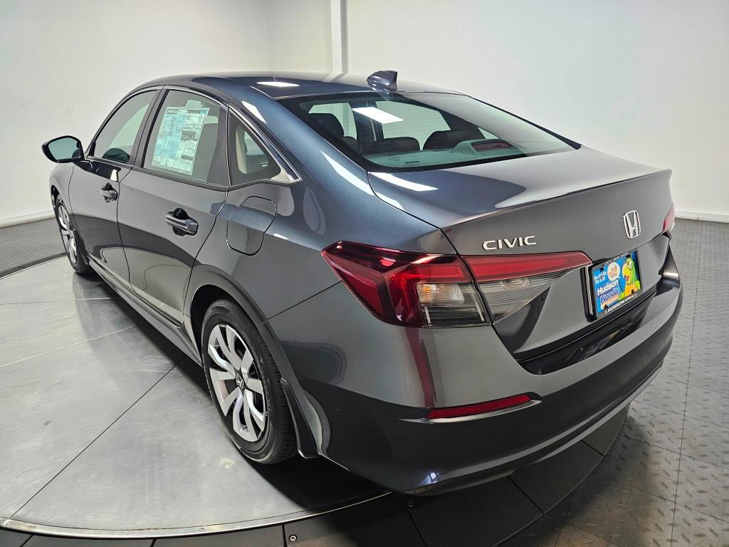 2026 Honda Civic Sedan LX - Meteorite Gray Metallic exterior view 6