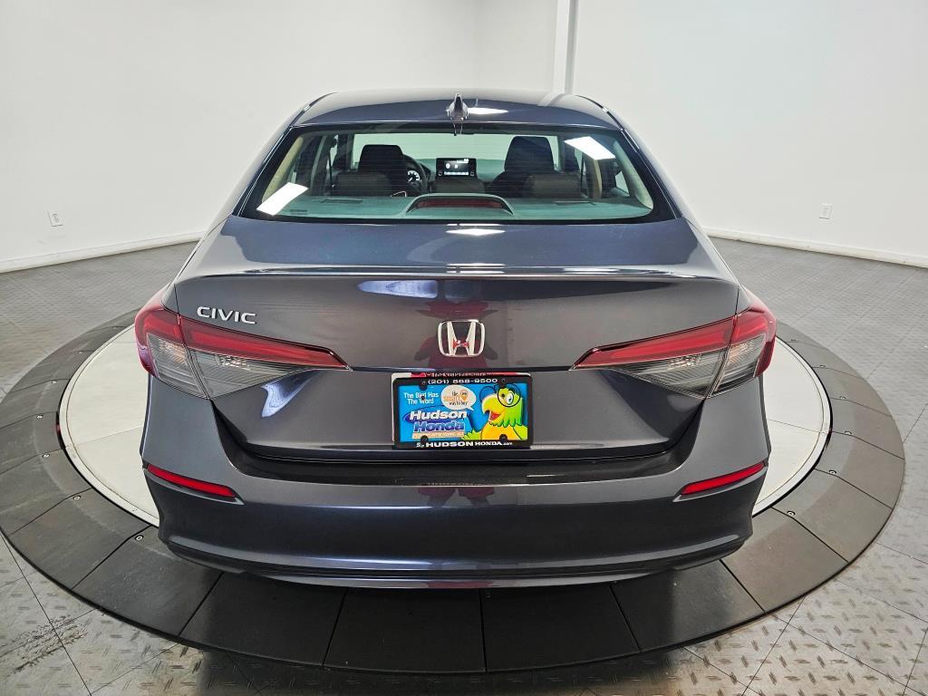 2026 Honda Civic Sedan LX - Meteorite Gray Metallic exterior view 7