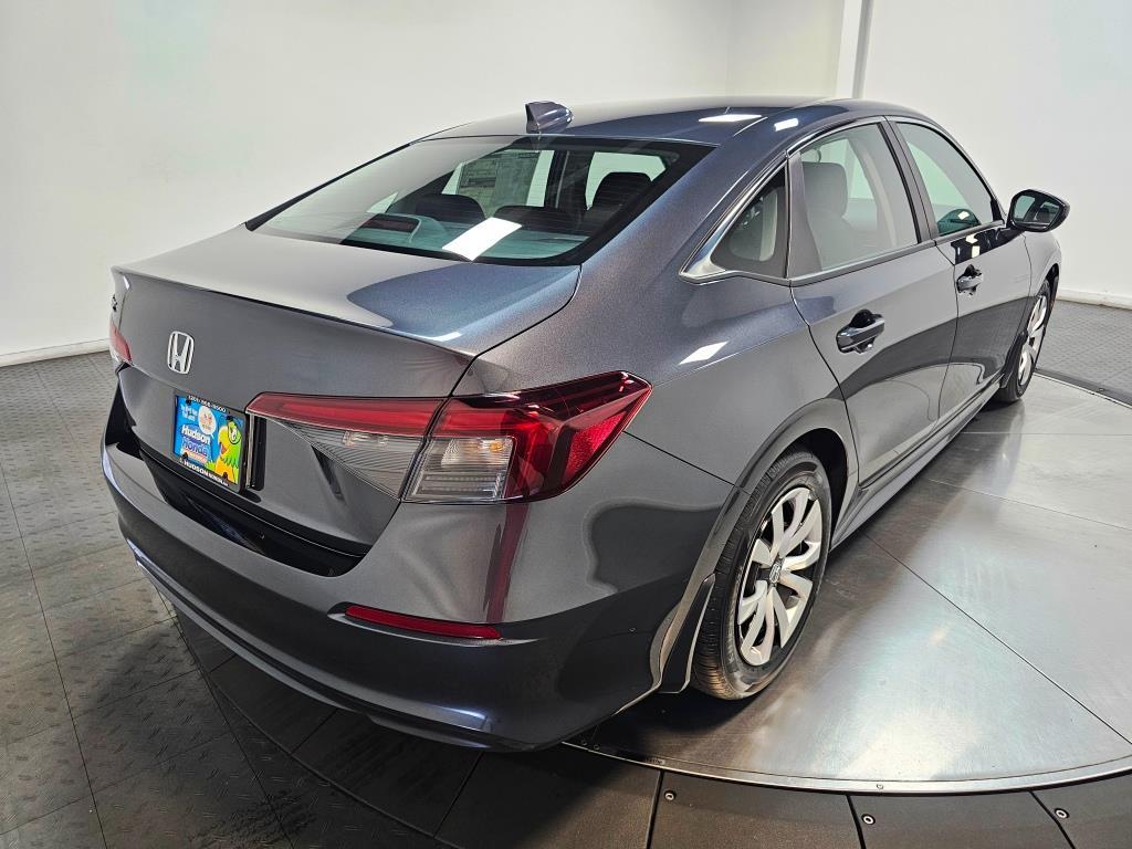 2026 Honda Civic Sedan LX - Meteorite Gray Metallic exterior view 8