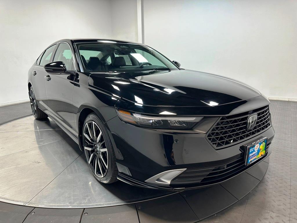 2026 Honda Accord Hybrid Touring - Crystal Black Pearl exterior view 2