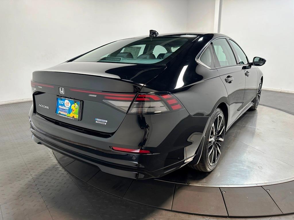 2026 Honda Accord Hybrid Touring - Crystal Black Pearl exterior view 8