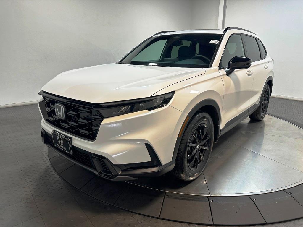 2026 Honda CR-V Hybrid Sport - Platinum White Pearl exterior view 4