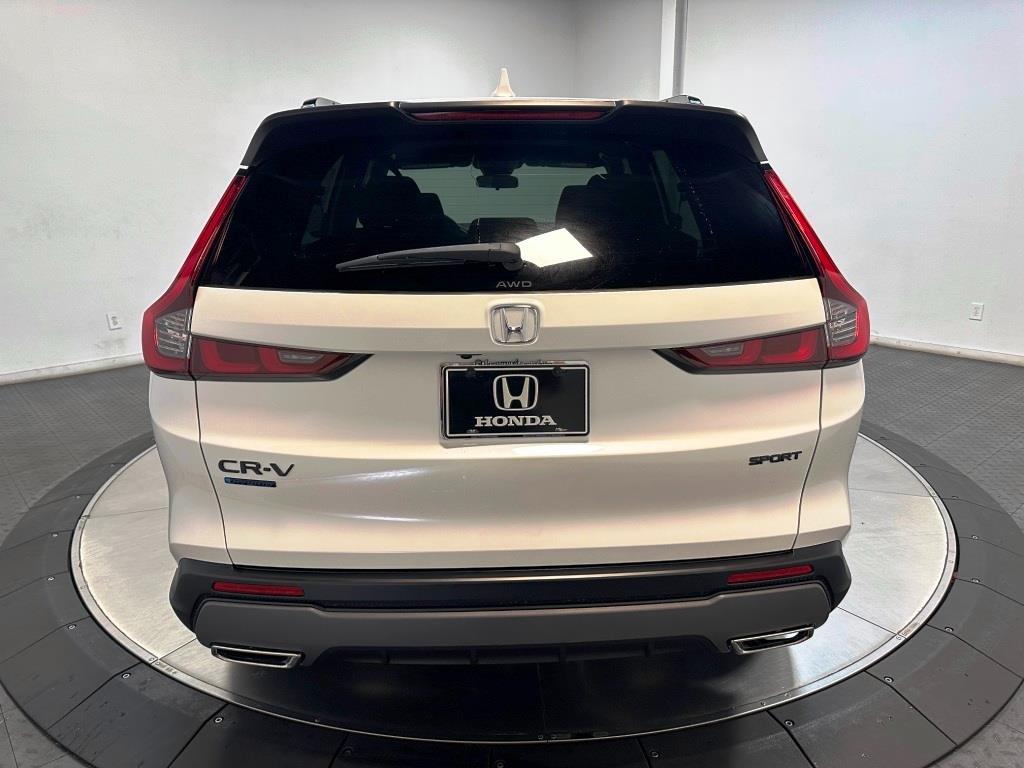 2026 Honda CR-V Hybrid Sport - Platinum White Pearl exterior view 7