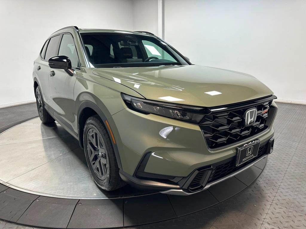 2026 Honda CR-V Hybrid TrailSport - Ash Green Metallic exterior view 2