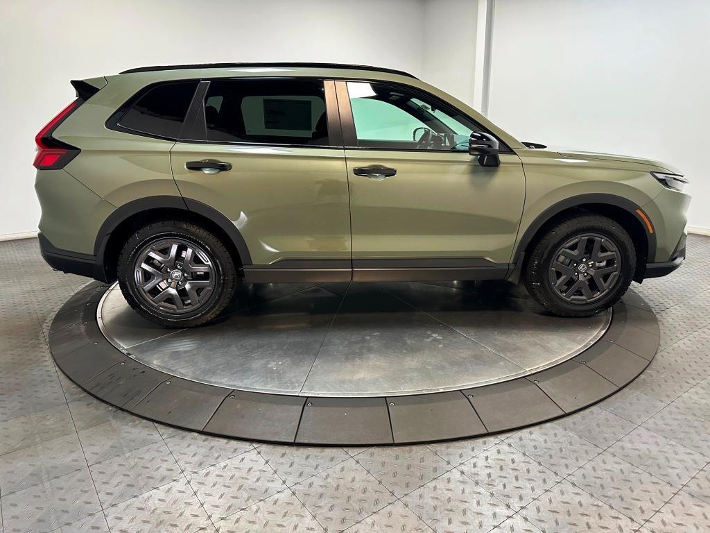 2026 Honda CR-V Hybrid TrailSport - Ash Green Metallic exterior view 9