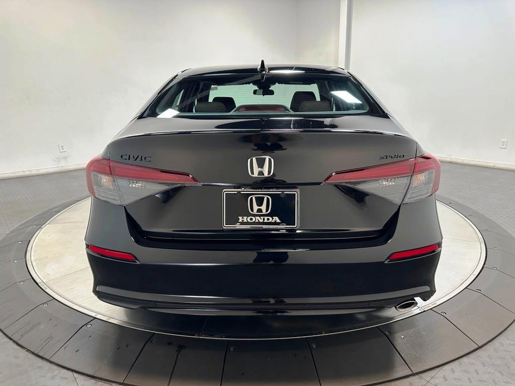 2026 Honda Civic Sedan Sport - Crystal Black Pearl exterior view 7
