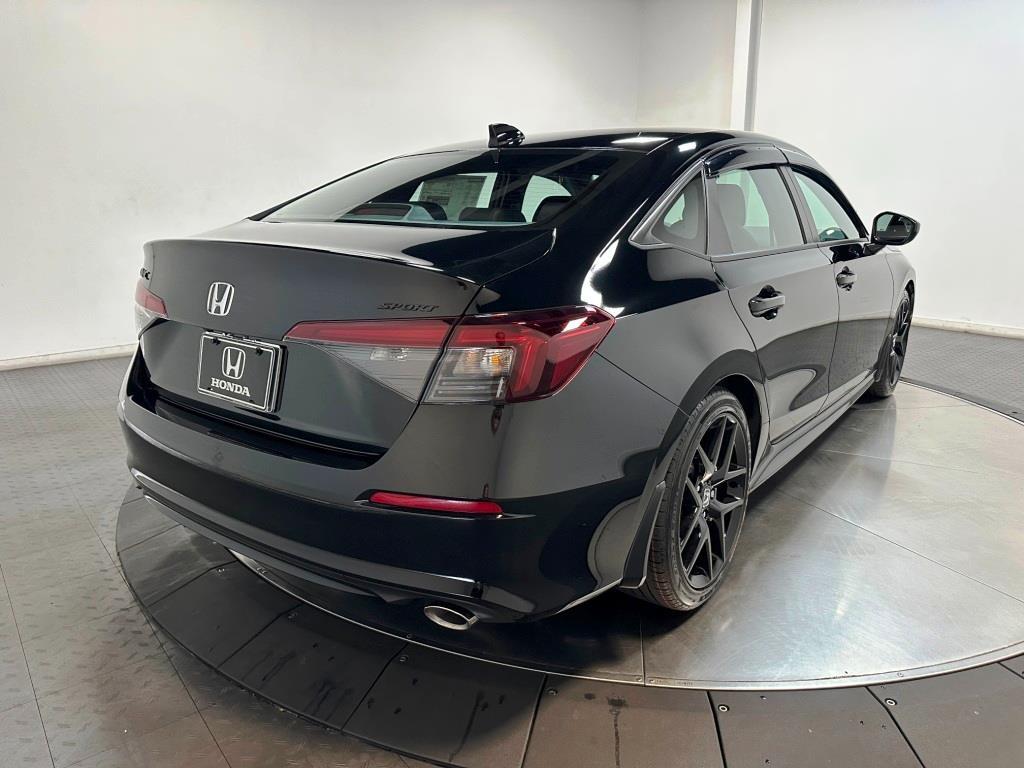 2026 Honda Civic Sedan Sport - Crystal Black Pearl exterior view 8