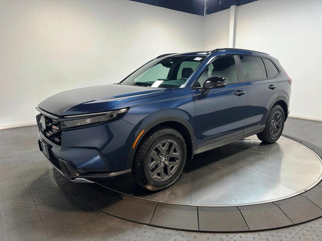 2026 Honda CR-V Hybrid TrailSport - Canyon River Blue Metallic exterior view 1