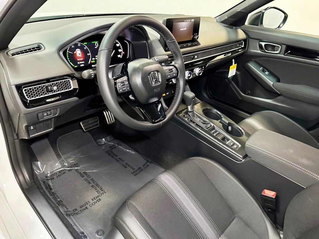 2026 Honda Civic Sedan Hybrid Sport - Platinum White Pearl exterior view 14