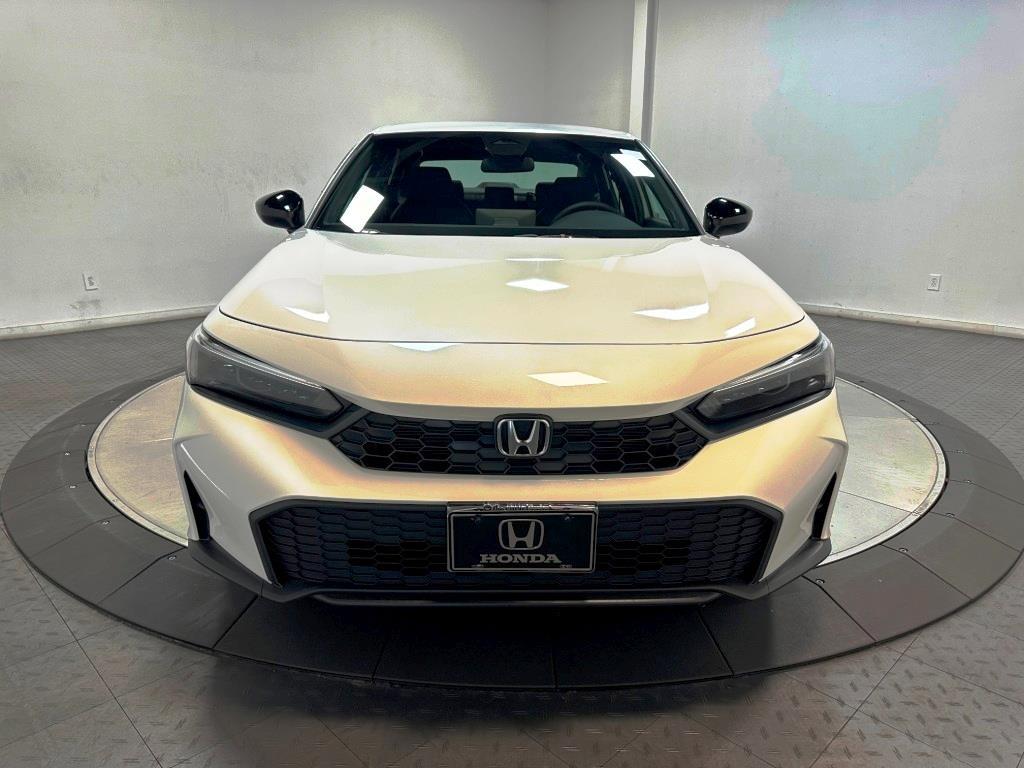 2026 Honda Civic Sedan Sport - Platinum White Pearl exterior view 3